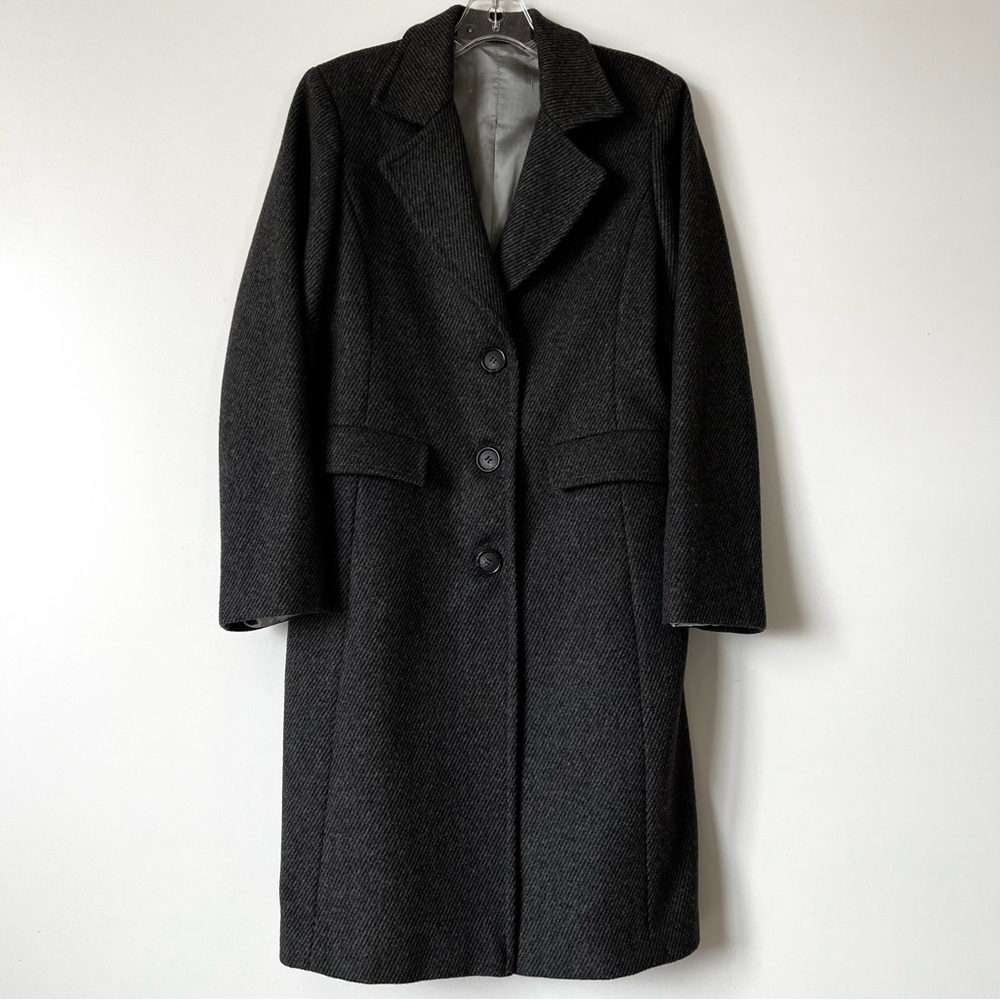∥[[ ┃┃ ]]∥

Dark Grey Wool Cashmere Coat